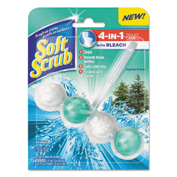 Soft Scrub 4-in-1 Toilet Care, Alpine Fresh, 0.76 oz Hanger