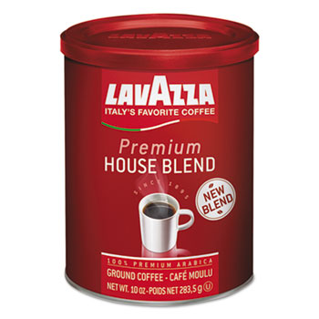 Lavazza Premium House Blend Ground Coffee, Medium Roast, 10 oz Can