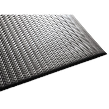 Guardian Air Step Antifatigue Mat, Polypropylene, 36 x 144, Black