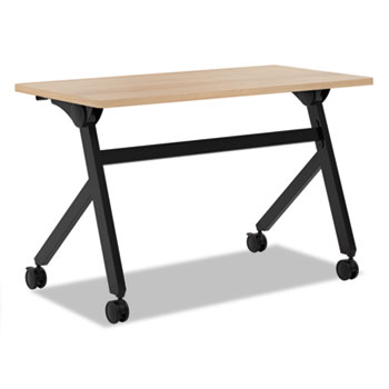HON&#174; Multipurpose Table Flip Base Table, 48w x 24d x 29 3/8h, Wheat