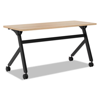 HON&#174; Multipurpose Table Flip Base Table, 60w x 24d x 29 3/8h, Wheat