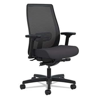 HON&#174; Endorse Mesh Mid-Back Work Chair, Black