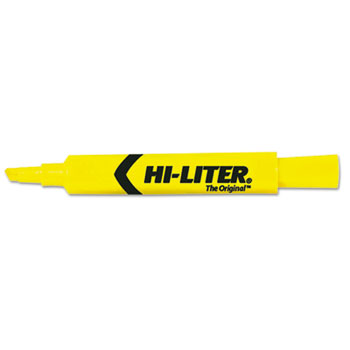 HI-LITER&#174; Desk-Style Highlighter, Smear Safe™ Nontoxic, Yellow