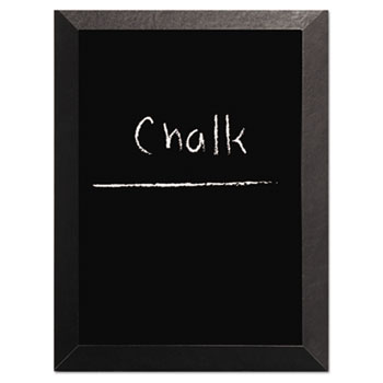 MasterVision Kamashi Chalk Board, 48 x 36, Black Frame
