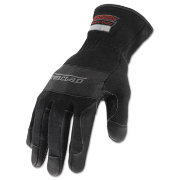 Ironclad Heatworx Heavy Duty Gloves, Black/Grey, Large