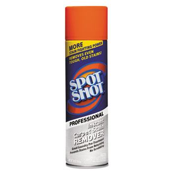 WD-40&#174; Spot Shot Professional Instant Carpet Stain Remover, 18oz Spray Can, 12/Carton