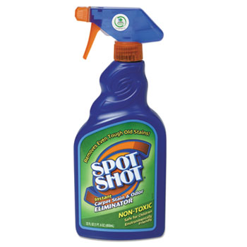 WD-40 Spot Shot Instant Carpet Stain &amp; Odor Eliminator, 22oz Spray Bottle, 6/Carton