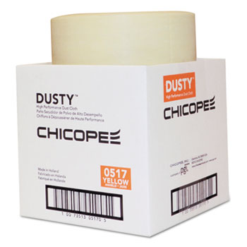 DUSTY™ Disposable Dust Cloths, 7 7/8 x 11, Yellow, Rayon/Poly, 25/Bag, 12 Bag/Carton