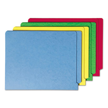 Smead Colored File Folders, Straight Cut Reinforced End Tab, Letter, Assorted, 100/Box