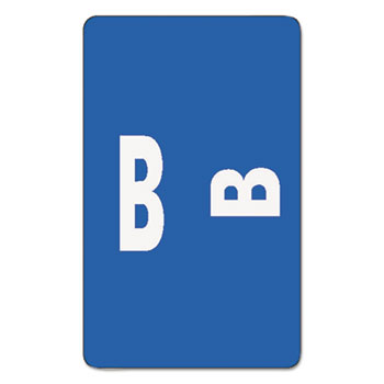 Smead Alpha-Z Color-Coded Second Letter Labels, Letter B, Dark Blue, 100/Pack
