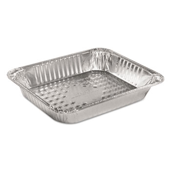 Handi-Foil of America&#174; Aluminum Steam Table Pans, Half-Size, Medium, 100/Carton