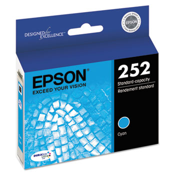 Epson&#174; T252220 (252) DURABrite Ultra Ink, Cyan