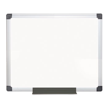 MasterVision Value Melamine Dry Erase Board, 24 x 36, White, Aluminum Frame