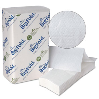 Georgia Pacific&#174; Professional BigFold Paper Towels, 10-1/5 x 10-4/5, White, 220/Pack, 10 Packs/CT