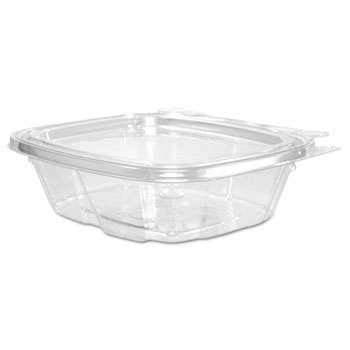 Dart&#174; ClearPac Container Lid Combo-Packs, 4.9 x 1.4 x 5.5, 8 oz, Clear, 200/Carton