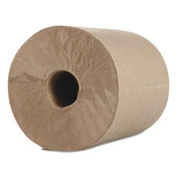 Morcon Paper Hardwound Roll Towels, Kraft, 1-Ply, 600 ft, 7.8&quot; Dia, 12/Carton