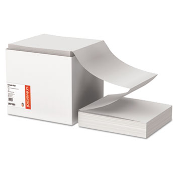Universal Printout Paper, 1-Part, 18 lb Bond Weight, 9.5 x 11, White, 2,700/Carton