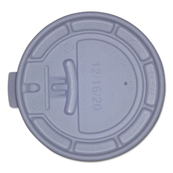 Green Mountain Coffee&#174; Plastic Lids for Eco-Friendly Hot Cups, Lock Tab/Flat, White, 1000/Carton