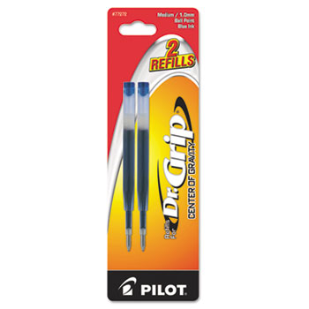 Pilot&#174; Refill for Pilot Dr. Grip Center Of Gravity Ballpoint Pens, Medium, Blue