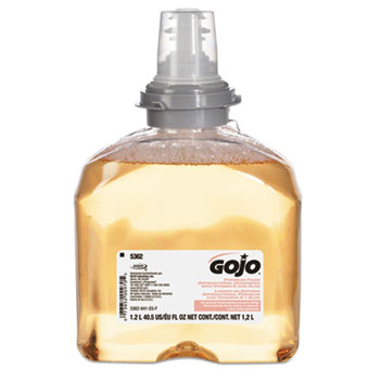 GOJO Premium Foam Antibacterial Handwash, 1200 mL Refill for TFX™ Dispenser, 2/CT