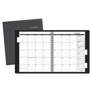 AT-A-GLANCE Refillable Multi-Year Monthly Planner, 9 x 11, White, 2019-2021