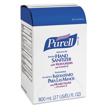 PURELL Instant Hand Sanitizer Refill Bag-In-Box, 800mL Bag