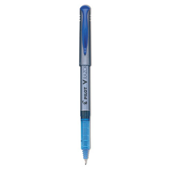 Pilot&#174; V Razor Point Liquid Ink Marker Pen, Blue Ink, .5mm, Dozen