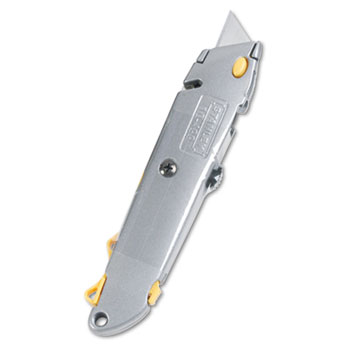 Stanley&#174; Quick-Change Utility Knife w/Retractable Blade &amp; Twine Cutter, Gray