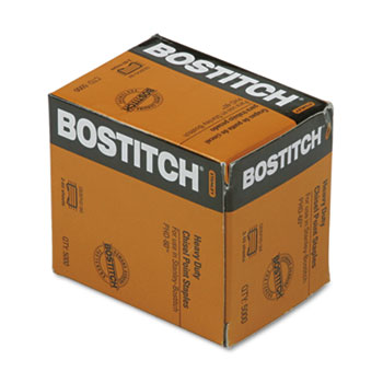 Bostitch&#174; Heavy-Duty Premium Staples, 3/8&quot; Leg Length, 5000/Box