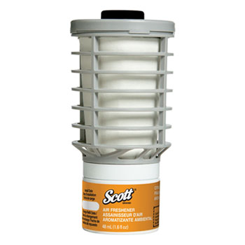 Scott Continuous Air Freshener Refill, Citrus, 48 mL Cartridge, 6/CT