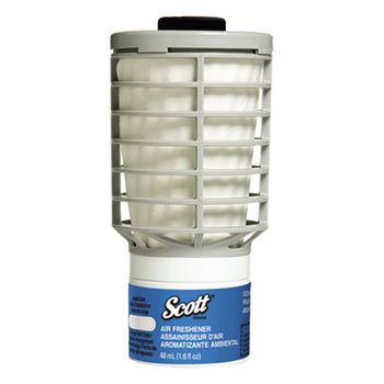 Scott Continuous Air Freshener Refill, Ocean, 48mL Cartridge, 6/Carton