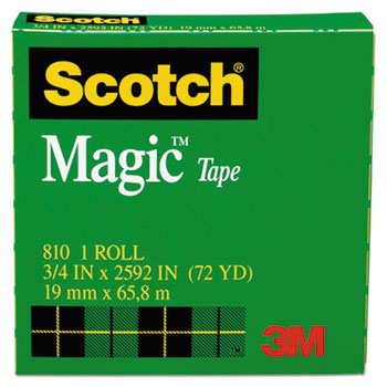 Scotch™ Magic Tape Refill, 3/4&quot; x 2592&quot;, 3&quot; Core, Clear