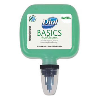 Dial&#174; Professional DUO Basics Foaming Hand Soap Refill, Honeysuckle, 1250 mL, 3/Carton