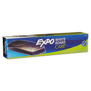 EXPO&#174; Jumbo Eraser, Felt, 9.5&quot;w x 2&quot;d x 1-1/2h, Black