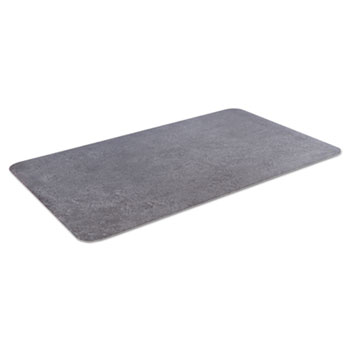 Crown Workers-Delight Slate Standard Anti-Fatigue Mat, 36 x 144, Dark Gray