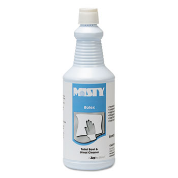 Misty&#174; Bolex 23 Percent Hydrochloric Acid Bowl Cleaner, Wintergreen, 32 oz., 12/CT