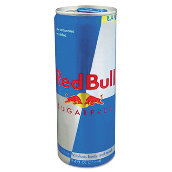 Red Bull&#174; Energy Drink, Sugar-Free, 8.4 oz Can, 24/Carton