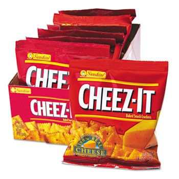 Cheez-It&#174; Crackers, 1.5oz Single-Serving Snack Pack, 8/Box
