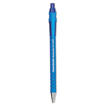 Paper Mate&#174; FlexGrip Ultra Recycled Ballpoint Retractable Pen, Blue Ink, Medium, Dozen