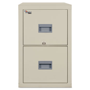 FireKing&#174; Patriot Insulated Two-Drawer Fire File, 17-3/4w x 25d x 27-3/4h, Parchment