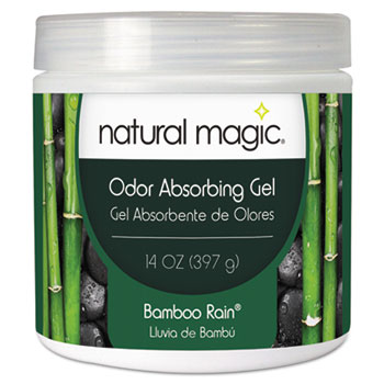 Natural Magic Odor Absorbing Gel, Bamboo Rain, 14 oz Jar