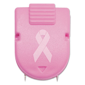 Advantus Breast Cancer Awareness Wall Clips for Fabric Panels, Pink, 10/Box
