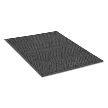 Guardian EcoGuard Diamond Floor Mat, Rectangular, 36 x 60 Charcoal