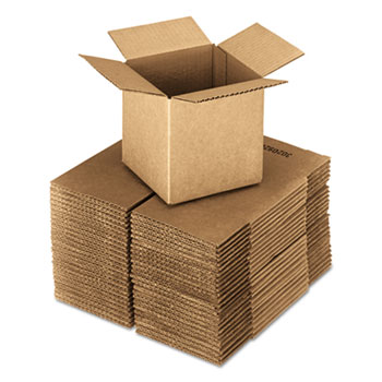 General Supply Cubed Fixed-Depth Shipping Boxes, Regular Slotted Container (RSC), 16&quot; x 16&quot; x 16&quot;, Brown Kraft, 25/Bundle