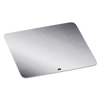3M™ Precise Mouse Pad, Nonskid Repositionable Adhesive Back, Gray Frostbyte