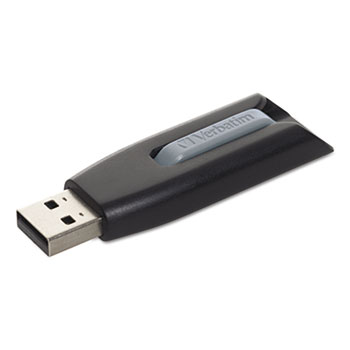 Verbatim&#174; Store &#39;n&#39; Go V3 USB 3.0 Drive, 32GB, Black/Gray
