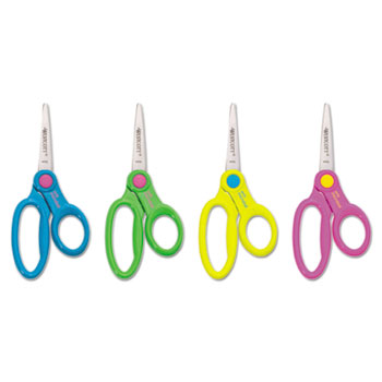 Westcott&#174; Kids Scissors With Antimicrobial Protection, Assorted Colors, 5&quot; Pointed