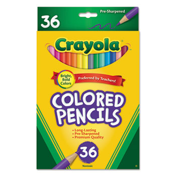 Crayola&#174; Colored Pencils, Long, 36/ST