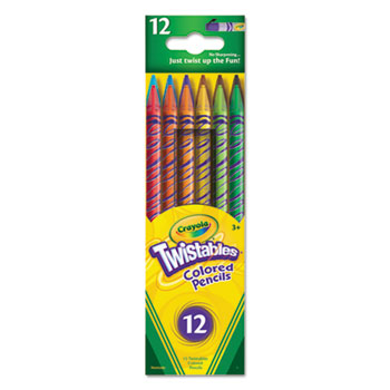 Crayola&#174; Twistables&#174; Colored Pencils, 12/ST