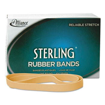 Alliance Rubber Company Sterling Rubber Bands, 107, 7 x 5/8, 50 Bands/1lb Box